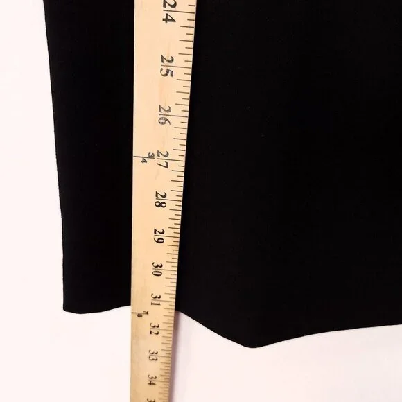 Banana Republic Metallic Lace Tee Dress Black Size Petite 4 Black Mini Sheath - Picture 10 of 12